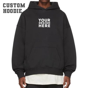 2025 New Arrival Unisex Baggy Hoodies High Quality 100% Cotton Heavy Duty Men's <b>Sweatshirt</b> Whole Sale Price Manufacturer - Product Image 2