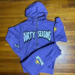 Survêtements personnalisés fabricant OEM hommes et femmes jogging avec fermeture éclair complète tissu respirant pour le sport ou une tenue décontractée - Product Image 2