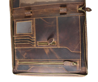 Portefeuille A4 en cuir multifonction personnalisé Dossier de présentation Padfolio en cuir de haute qualité Portefeuille A4