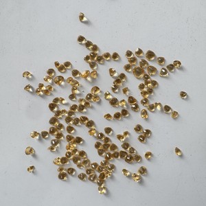 Deliciosas piedras citrinas en forma de corazón 7-11MM tamaño C4 color - Product Image 4