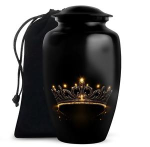 Urnas Funerarias para Cenizas Humanas, Urnas de Cremación para Mujeres Adultas de 10 Pulgadas, Estilo Europeo/Americano, Diseño Personalizable, 220 Pulgadas Cúbicas - Product Image 1