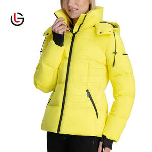 แจ็กเก็ตทรงปลาปักเป้าสำหรับผู้หญิงสำหรับฤดูหนาวผ้าถักระบายอากาศได้ดีโลโก้ตามสั่ง - Product Image 2