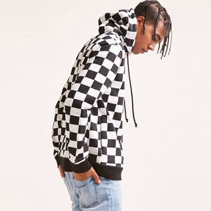 Top décontracté hommes Logo personnalisé Streetwear soleil délavé fausse broderie Patch lavage à l'acide sweat à capuche zippé hommes - Product Image 2