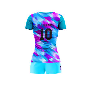 Conjunto Deportivo de Jersey Elástico para Mujer, Uniforme de Voleibol Estampado, Ligero, Duradero, Cómodo y Personalizable - Product Image 5