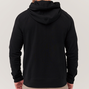 Sweat à capuche zippé en éponge française pour hommes sweats à capuche en coton bio sweat à capuche zippé sweat-shirt personnalisé avec capuche - Product Image 5