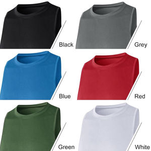 Chaleco Deportivo de Malla para Hombre, Secado Rápido, Absorbe la Humedad, Camiseta sin Mangas para Gimnasio, Ajuste Holgado, Transpirable, para Entrenamiento, con Logotipo Personalizado - Product Image 3