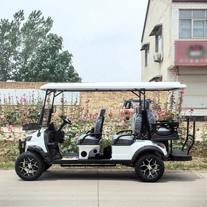Batterie au lithium 72v moteur à courant alternatif personnalisé 6 sièges chariot de golf ont des marchandises prêtes chariot de golf électrique - Product Image 1