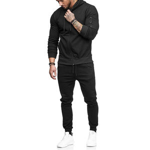 Costumes de sport pour hommes à la mode européens et américains nouveau printemps et automne vêtements de fitness décontractés ensemble de sport décontracté - Product Image 2