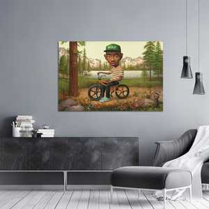 Affiche sur toile Tyler the Creator, motif loup, pour décoration murale - Product Image 1