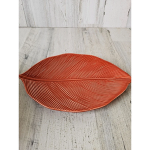 Magnifique plateau à feuilles en aluminium Designer plat de service en métal pour la maison cuisine fête de mariage hôtel salle à manger et plateau de Table élégant - Product Image 2