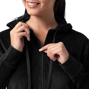 Meilleur survêtement de sport décontracté personnalisé pour femmes Survêtement d'hiver de haute qualité Ensemble deux pièces respirant de grande taille écologique - Product Image 4