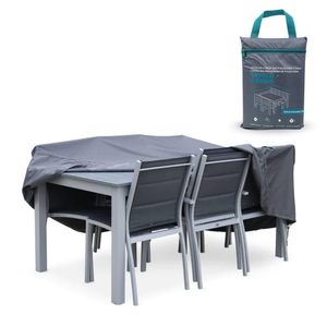 Copertura impermeabile in tessuto Cm-210D 165x140x90 per 1 tavolo e 4 sedie protezione mobili - Product Image 1