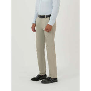 Pantalones Chinos Formales para Hombre, MOQ Bajo, Antiarrugas, Corte Recto Informal, con Cinturón y Cremallera, 100% Algodón, Talla XL, Logotipo Personalizable - Product Image 3