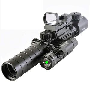 กล้องเล็งยุทธวิธี Luger Tactical 3-9X32EG ตัวเรือนอะลูมิเนียมอัลลอยด์ คุณภาพสูง พร้อมเส้นเล็งแบบ Rangefinder แสงสีแดง/เขียว 4 รูปแบบ 30 เมตร - Product Image 1