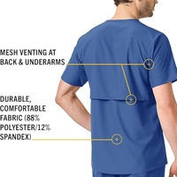 Uniformes de haute qualité Ensemble de gommage unisexe à vendre Gommage personnalisé infirmière Gommage médical professionnel pour hommes et femmes