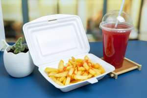 Fabricante buen precio desechable PS espuma contenedor de alimentos contenedores de alimentos con tapas contenedor protector de alimentos tamaño personalizado - Product Image 5