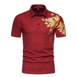 Chemise pour homme à manches courtes, coupe classique, légère, en polyester/coton respirant, coupe-vent, avec logo personnalisé OEM, poche solide - Product Image 1