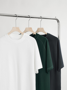 เสื้อยืดโอเวอร์ไซส์สีมิ้นท์ 300 กรัม สำหรับผู้ชายและผู้หญิง ผ้าฝ้ายและโพลีเอสเตอร์ 100% คุณภาพสูง แบบเรียบ ย้อมสีพื้น น่ารัก แขนกุด สั่งทำได้ ขั้นต่ำ 2 ตัว - Product Image 2