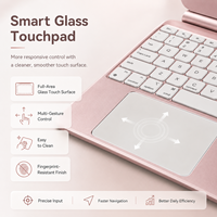 Étui Clavier Tablette OEM en Alliage d'Aviation CNC, Bordure Anodisée Brillante, Anti-Taches, Coque de Protection Durable