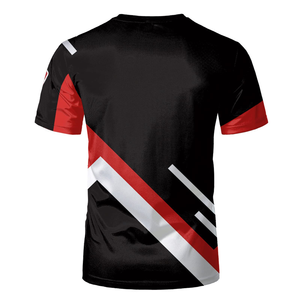 T-shirts OEM en gros pour hommes, personnalisables avec logo imprimé, décontractés, sportifs, à manches courtes, en coton respirant pour l'été - Product Image 3