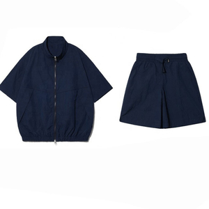 En ligne Hommes Coupe-Vent Coupe-Vent 2 Pièces Short Set pour Hommes Coupe-Vent Suit Outfits New Stylish Windproof Tracksuits Short Set - Product Image 3