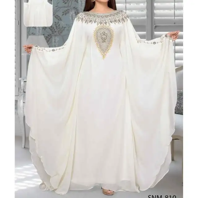 Beste Qualität Kaftan abend marokkanisches kleid Kaftan zu verkaufen islamischer Jalabiya Kaftan Kleider aus dubai