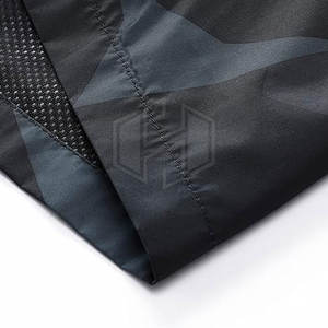 Chaqueta cortavientos de lona con capucha, precio al por mayor, chaqueta de invierno de talla grande para uso en exteriores con logotipo frontal - Product Image 2