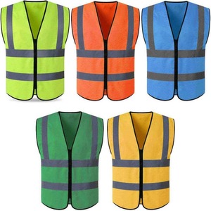 Chaleco de trabajo reflectante para hombre, ropa de trabajo de seguridad de alta visibilidad, transpirable, ligero, duradero, cómodo, ropa exterior informal - Product Image 6