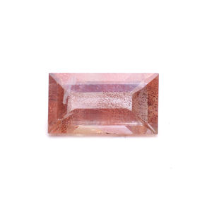 Piedra solar natural de Oregón, piedra preciosa de corte de cojín de alta calidad, genuina, 7x5mm a 12x10mm, faceta octogonal, Color naranja - Product Image 1