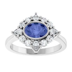 Anillo de Compromiso Estilo Halo Stuller 72453LG107P SS - Product Image 3
