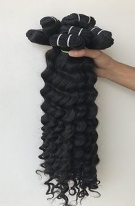 Paquetes sueltos de ondas profundas brasileño 100% extensiones de cabello humano Remy precio al por mayor para mujeres negro Natural envío rápido proveedor - Product Image 5