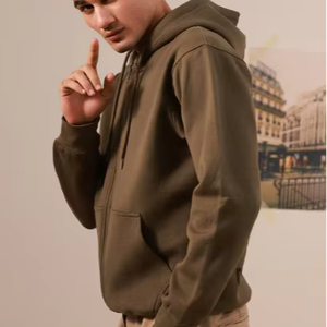 Sudaderas Personalizadas para Hombre de Invierno, 100% Algodón, Felpa, 420, 500, 600 Gsm, Gruesas, Holgadas, con Bolsillo de Pedrería, Secado Rápido, Transpirables - Product Image 1