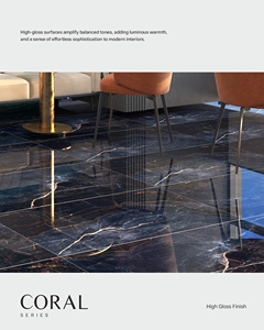 Carreaux noirs brillants 600x1200mm pour sol, prix de gros - Product Image 3