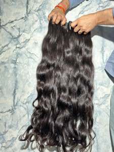 Vente en gros Extensions de cheveux humains en vrac bruts indiens vierges naturelles de qualité remy, meilleurs fournisseurs de cheveux bruts non traités - Product Image 5