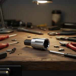 Chiavi a Bussola Esagonali Femmina da 1/4'' Cromate con Inserti Lucidati - Product Image 3