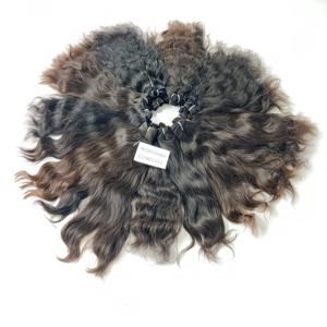 Extensions de cheveux humains vierges vietnamiens 100 % naturels, en gros, pas chers, soyeux, ondulés, bruts, non traités, fournisseur de cheveux humains - Product Image 2