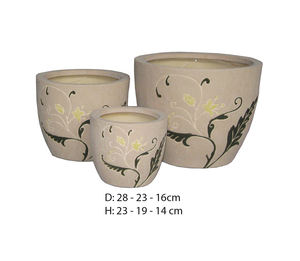 Best seller Vietnamese handcraft indoor ceramic flower <b>pot</b> and <b>planters</b> for landscape <b>clay</b> pottery <b>pot</b> for home garden supplies - Product Image 5