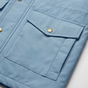 Abrigo de Invierno Estilo Casual Chaqueta de Cuero Vintage Parkas Oumor Moda Otoñal Larga Cálida con Bolsillos Térmica Aislante Cortavientos - Product Image 5