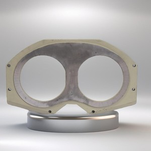 Putzmeister Wear Plate Slim 276313000, 406928, 271070005 Pompe à béton fabriquée en Turquie. DN 250 DURO 22 (POUR S-VALVE BOUCHE PETITE) - Product Image 1