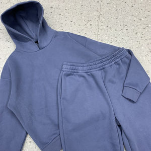 Conjunto Deportivo de Sudadera con Capucha y Pantalones Jogger de Felpa de Algodón de Primera Calidad para Hombre, Ropa Deportiva de Moda Urbana para Invierno, Venta al por Mayor ODM - Product Image 2