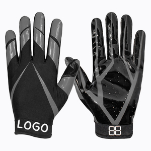 Strong <b>Grip</b> Wholesale Customizable American Football Gloves PU Leather <b>Hand</b> <b>Grip</b> 2025 - Product Image 4