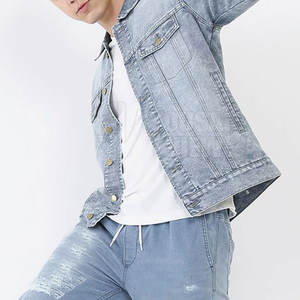 Ropa de calle Hombre Jeans Chaqueta Nuevo diseño Hombres Jeans Chaqueta de invierno Color personalizado Hombres Jeans Chaqueta - Product Image 5