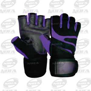 ถุงมือหนังยกน้ำหนักปรับแต่งโลโก้ได้ตามต้องการสำหรับเพาะกายกีฬาออกกำลังกายฟิตเนสยิมฝึกยิมยกน้ำหนัก - Product Image 1