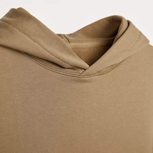 Sweat à capuche uni de haute qualité pour hommes Streetwear d'hiver décontracté en coton polyester respirant écologique LUXURY IMPEX - Product Image 3