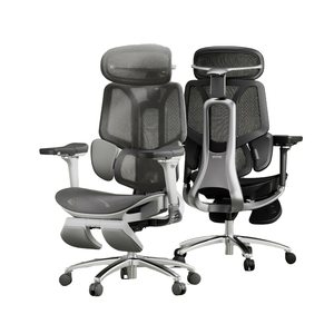 Silla de Oficina Ergonómica Moderna Hbada E3 PRO Original, con Reposapiés, de Malla, para Juegos, de Acero Inoxidable, Convertible, con 3 Años de Garantía - Product Image 4