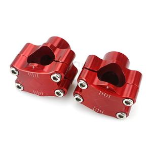 Rehausseurs universels de guidon de moto CNC en aluminium pour Yamaha Honda Kawasaki <span class=keywords><strong>Suzuki</strong></span> 28MM - Product Image 1