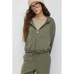 Sudadera Corta con Cierre y Tacto Suave - Product Image 3