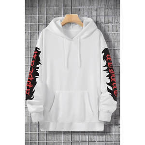 New Arrival Men's Winter <b>Fleece</b> <b>Hoodie</b> Thick Cotton Casual Solid Color Pullover <b>Hoodie</b> - Product Image 1