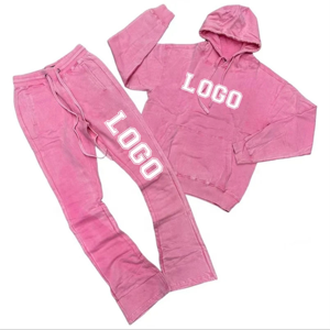 Conjuntos de chándal de dos piezas con capucha deportiva | Chándales informales transpirables de talla grande conjuntos de jogging para hombres conjuntos para coagulación al aire libre - Product Image 3