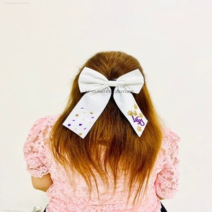 Lazos para el pelo con cuentas accesorios para el cabello de moda hechos a mano semilla con cuentas deportes cola de cocodrilo lazos con cuentas diadema lazos con cuentas - Product Image 6